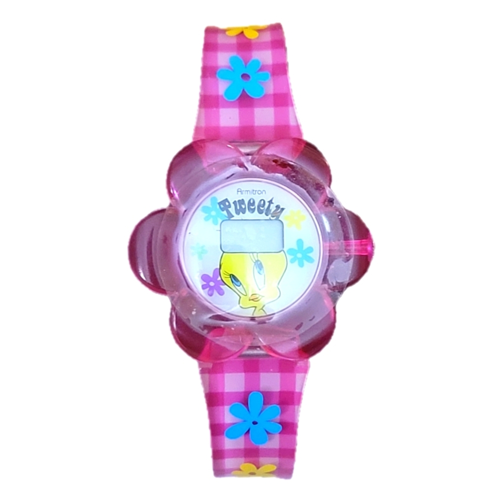 Vintage Armitron Tweety Pink Children's Watch